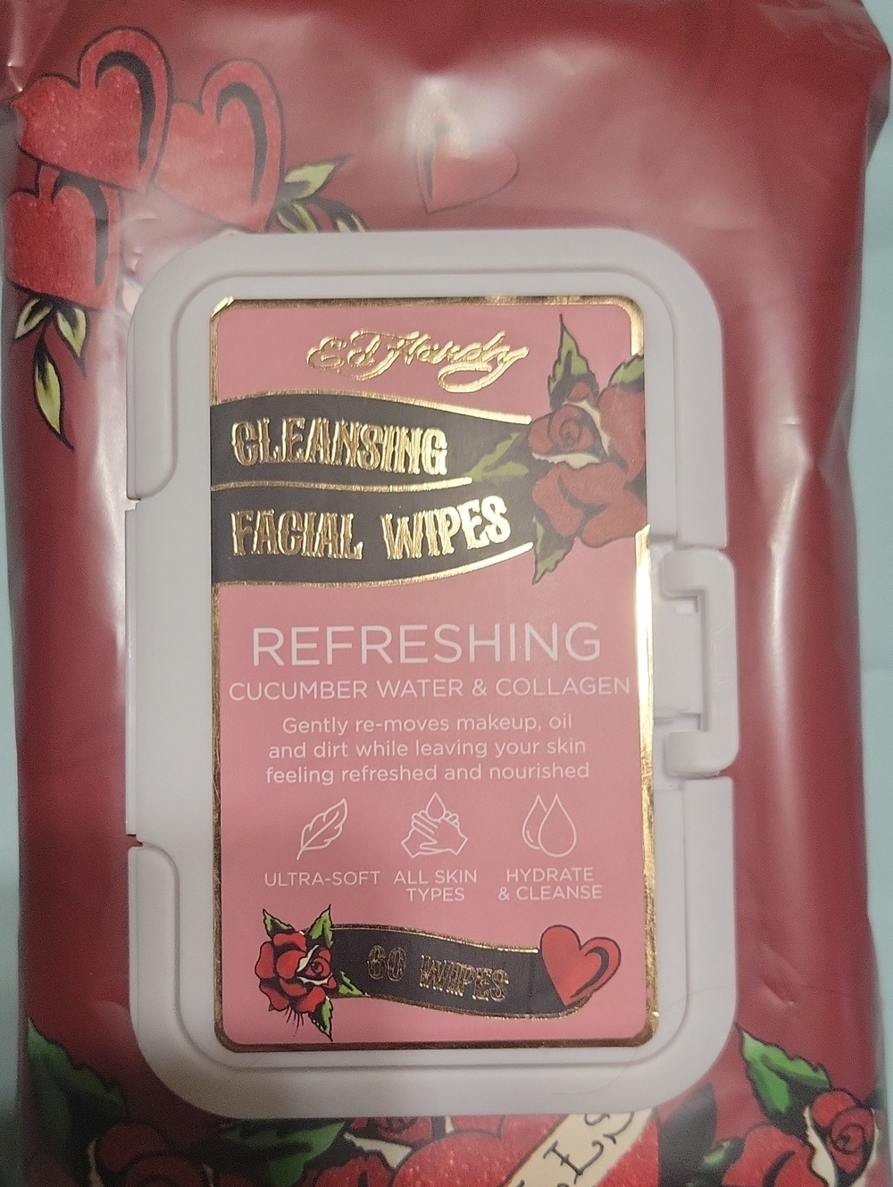 Ed Hardy Refreshing Cleansing Facial Wipes -760 Wipes - Picture 2 of 2